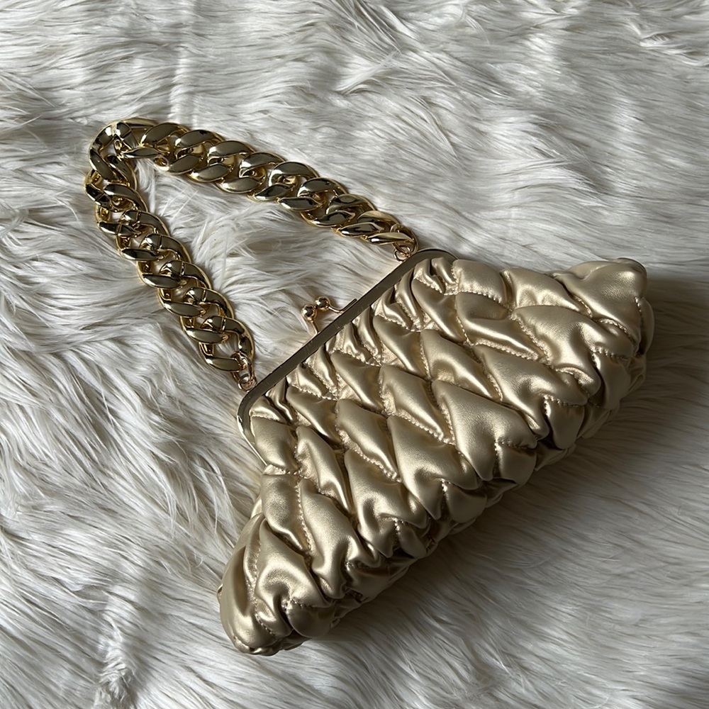 Gold clutch